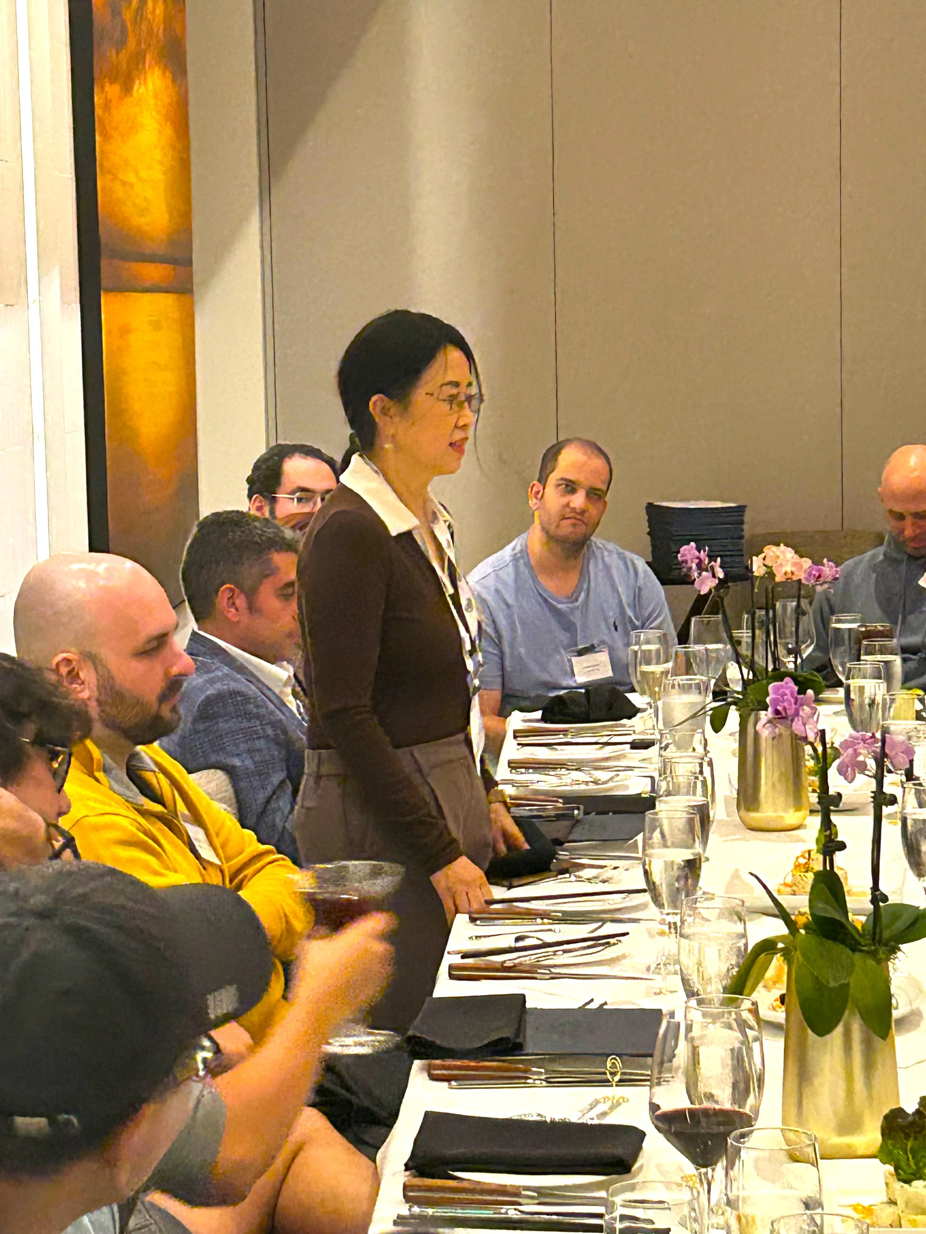 Executive networking and strategic discussions